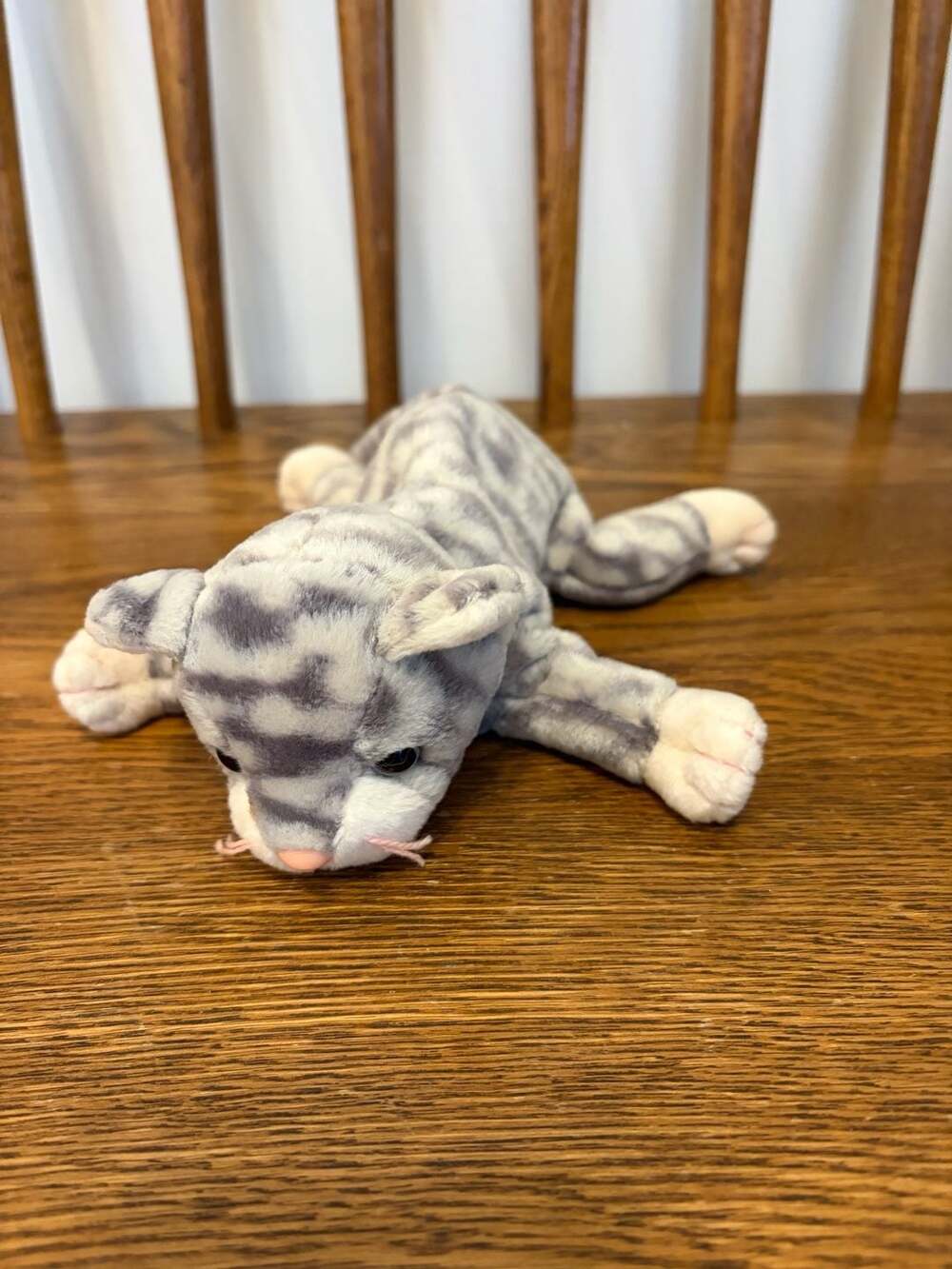 Ty Beanie Babies Silver the Cat Plush